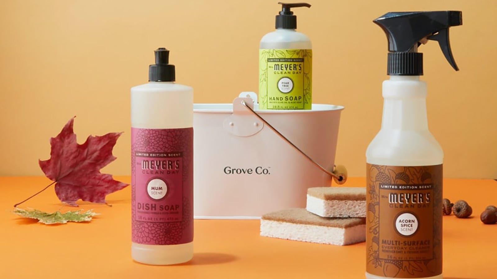Score a Mrs. Meyer's gift set worth $50 with your Grove Collaborative purchase Score a Mrs. Meyer's gift set worth $50 with your Grove Collaborative purchase