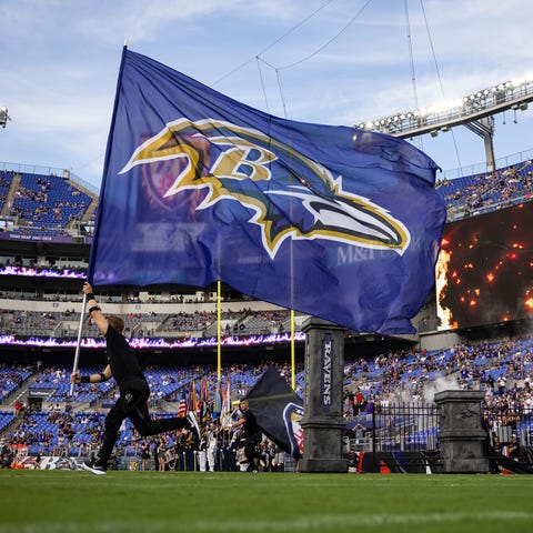 A view of M&T Bank Stadium.