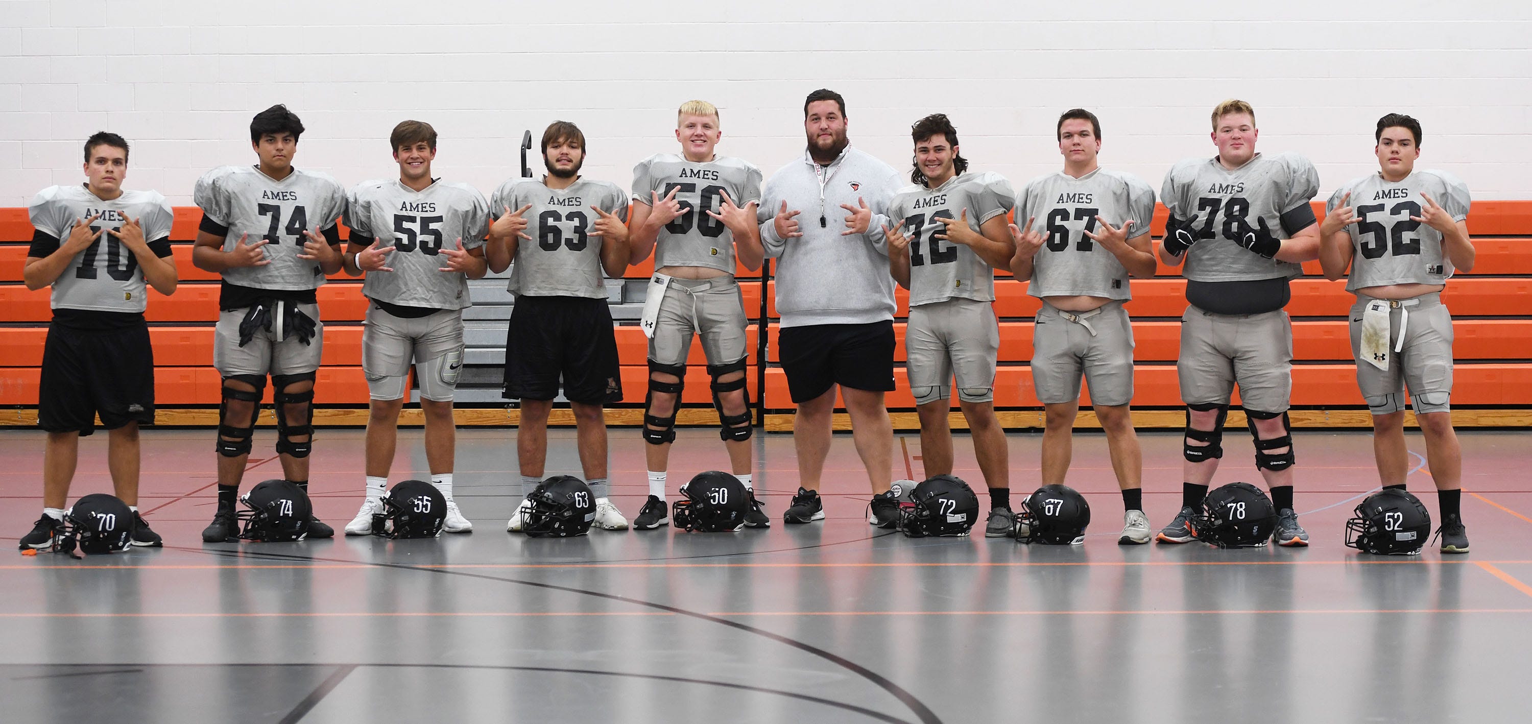 Why Ames football's offensive line could be key to success in 2021
