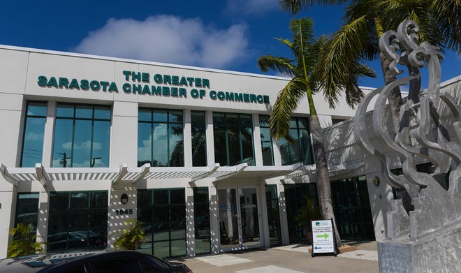 The Greater Sarasota Chamber of Commerce building at 1945 Fruitville Road.