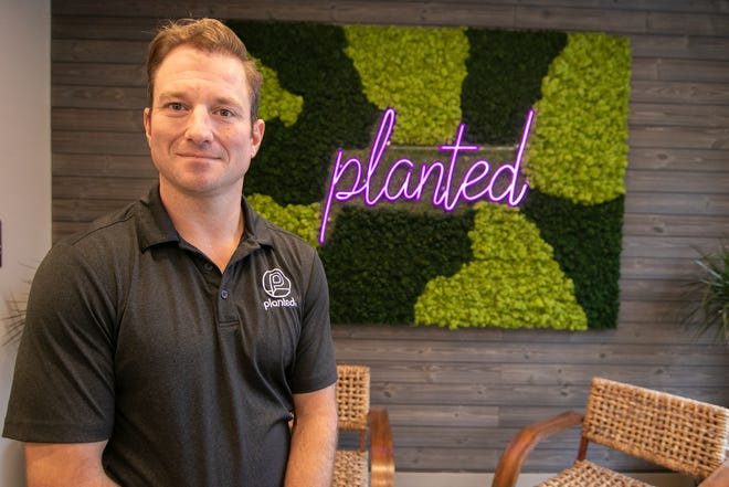 Planted Provisioning co-owner Matt Ritz looks forward to opening Whitmore Lake's first dispensary, shown Wednesday, Sept. 22, 2021.