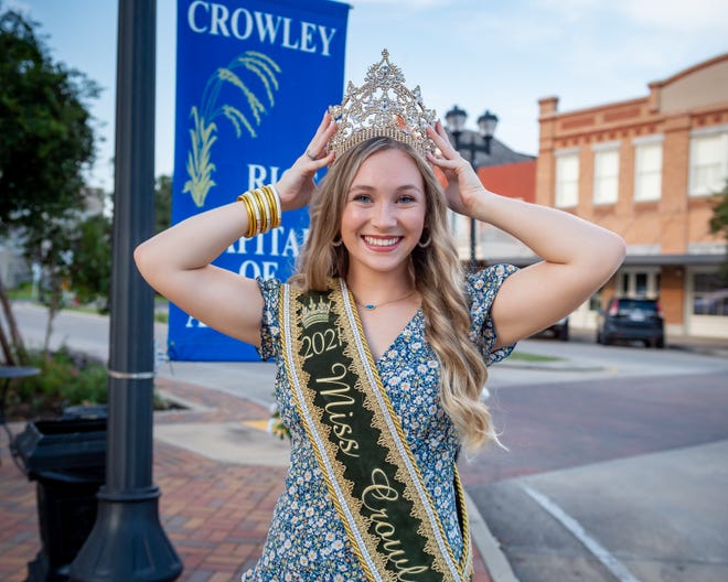 Molly Jo Webb named the 84th Miss Crowley.  Tuesday, Sept. 21, 2021.