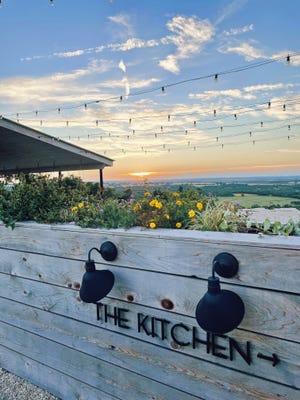 Southold Farm + Cellar sits on a ridge overlooking the Texas Hill Country.