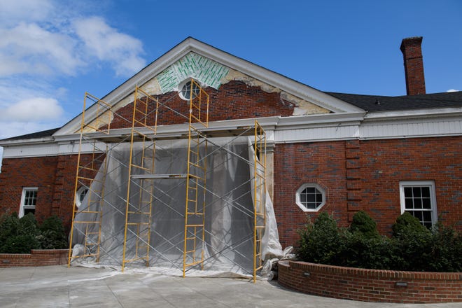 A look at the ongoing renovations at the Simpsonville Arts Center Wednesday, Sept. 22, 2021.