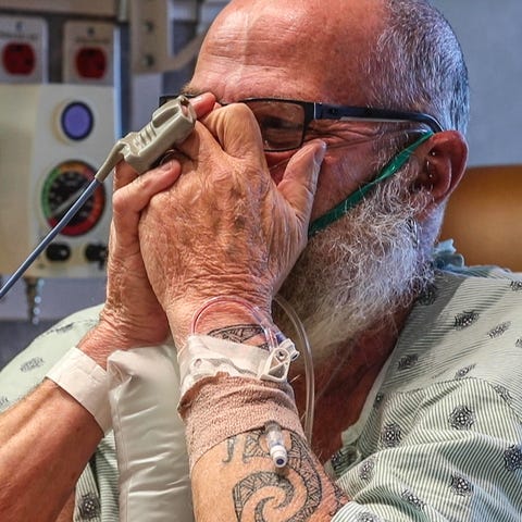 Mark Green, a Covid-19 patient speaks about his va