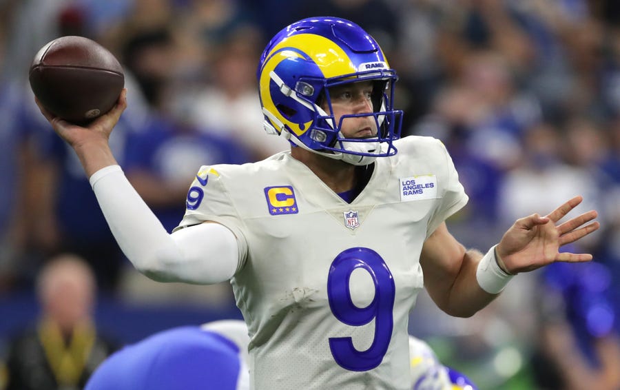 Matthew Stafford has thrown for 5 TDs as the Rams have started the season 2-0.