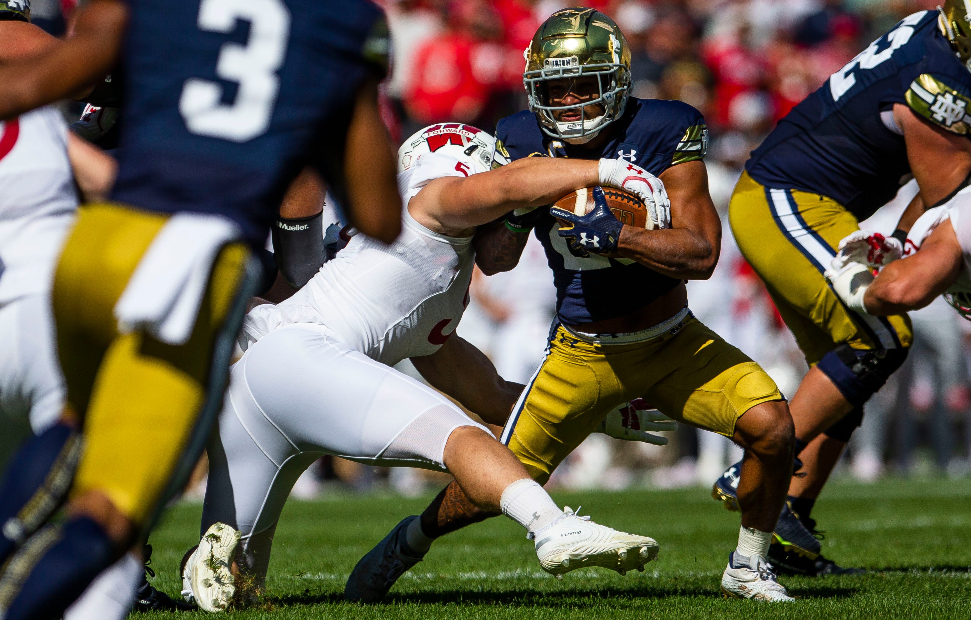Analysis five plays college football Notre Dame vs. Wisconsin