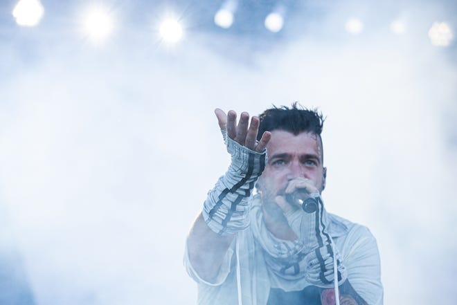 Dustin Bates, lead singer of Columbus band Starset, will perform with the group at Express Live on Friday, Nov. 26.