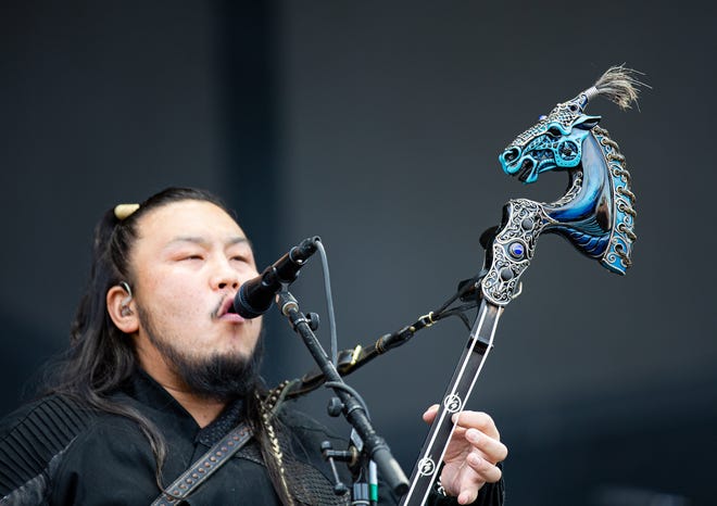 The HU brought their brand of Mongolian Hunnu rock to the masses on the fourth and final day of the Louder Than Life music festival. Sunday, Sept. 26, 2021