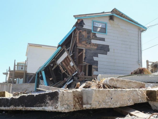 Home damaged by Hurricane Irma in Ponte Vedra Beach Sept. 13, 2017. Florida insurance regulators are taking an "unprecedented" step to try and stabilize the property insurance market, which is teetering on the brink of collapse, in the middle of hurricane season.