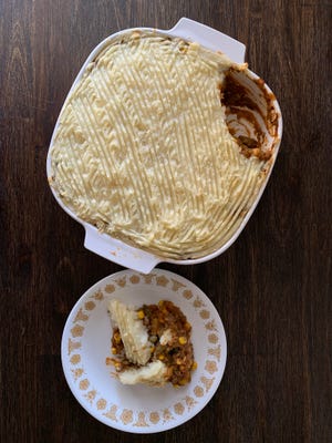 A vegan version of the comfort food staple shepherd's pie.
