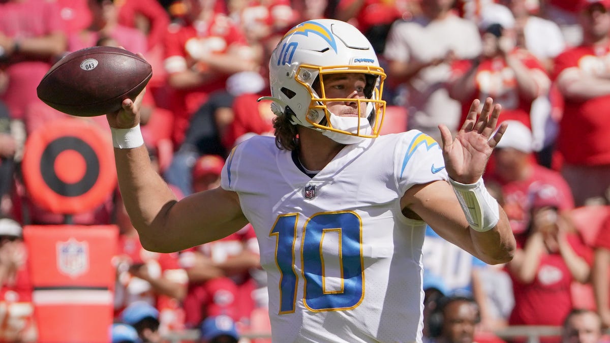 Justin Herbert engineered the Chargers' win over the Chiefs, who have started a disappointing 1-2.