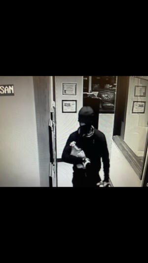 Wichita Falls police have released some security camera images of a suspect that alledgely burglarized two offices in the 4300 block of Call Field.