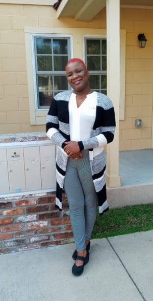 Takeyia Scott is in front of her first royal house in many years after coming out of the homelessness situation in Augusta three years ago.