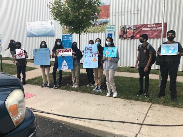 Thomas Edison EnegySmart Charter School (TEECS) in the Somerset section of Franklin Township, celebrated Zero Emissions Day on Tuesday, Sept. 21.