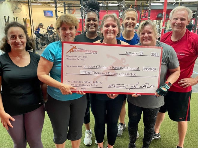 Bodies By Design in Pflugerville is making a $3,000 donation to the St. Jude Foundation following a fundraising drive in September.