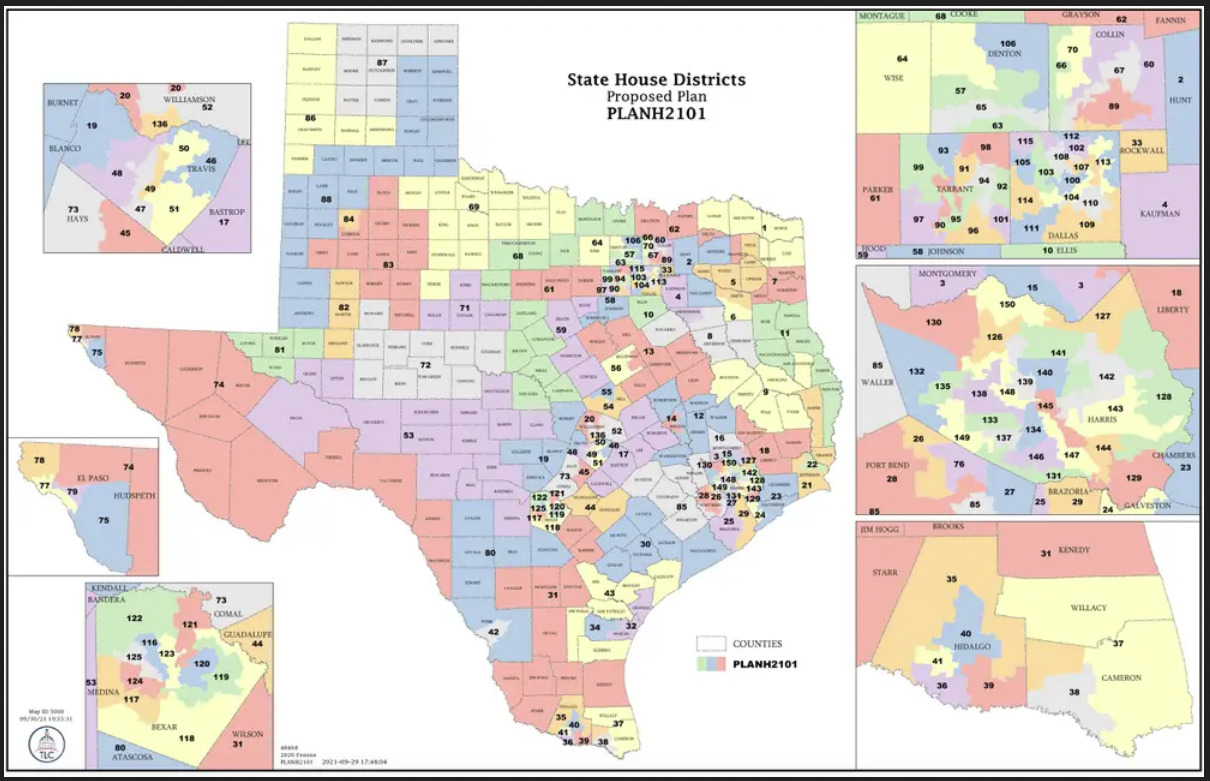 Map To Lubbock Texas Lubbock Maintains State House Seats, But With Shifts, In Proposed Map