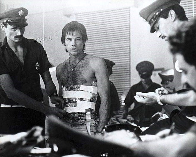 Brad Davis in a scene from "Midnight Express."