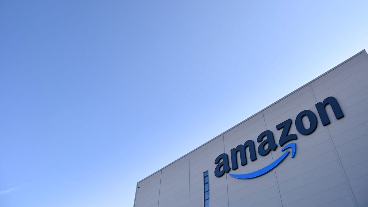 Amazon distribution center in eastern France.