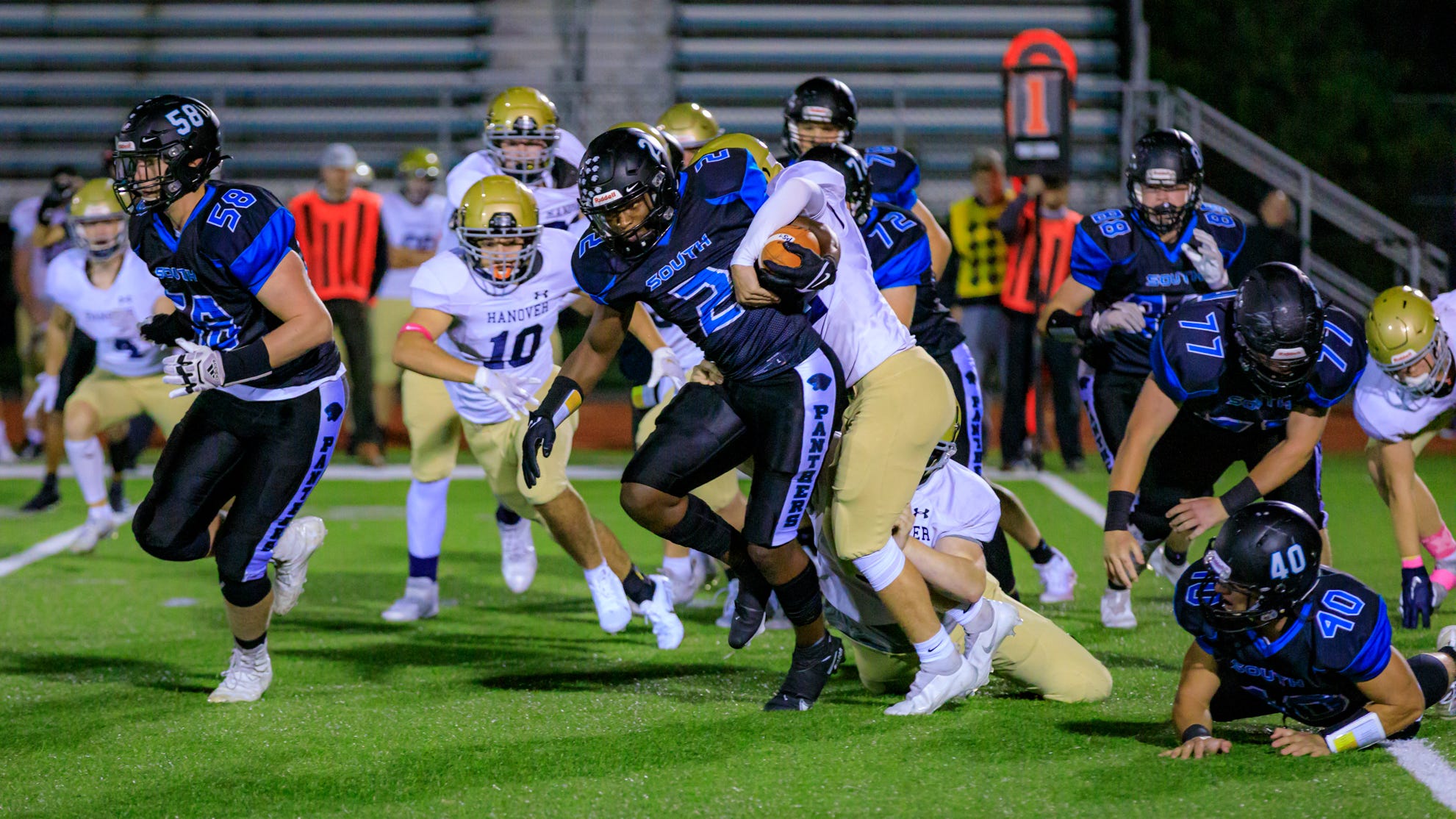 Plymouth South football holds on to defeat Hanover