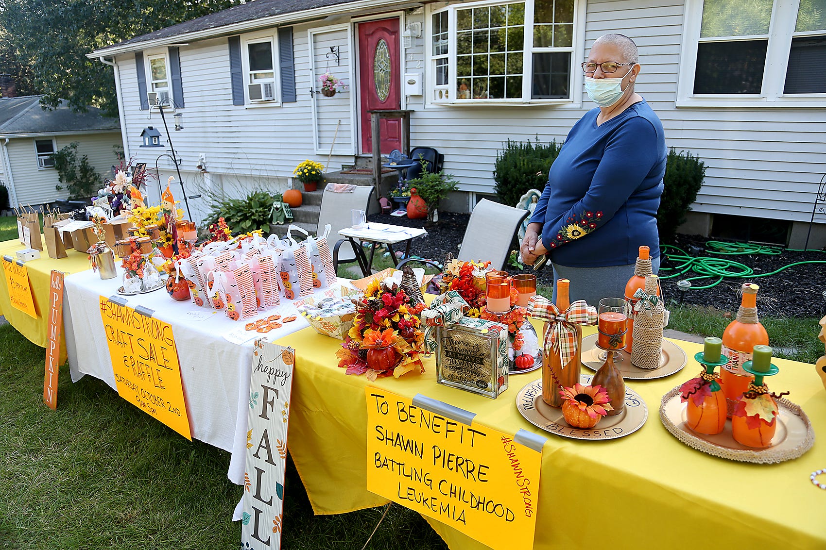 Hingham grandma sells crafts to raise money for grandson with cancer