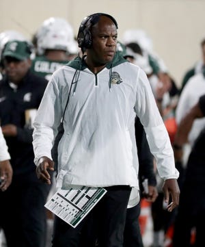 Mel Tucker has compiled a 9-5 record in his two seasons at Michigan State.