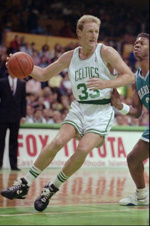 Larry Bird retired in 1992 from the Celtics.