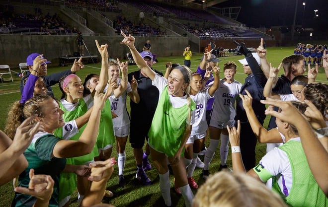 Grand Canyon women's soccer team has been rolling this season. Photo courtesy of GCU Athletics