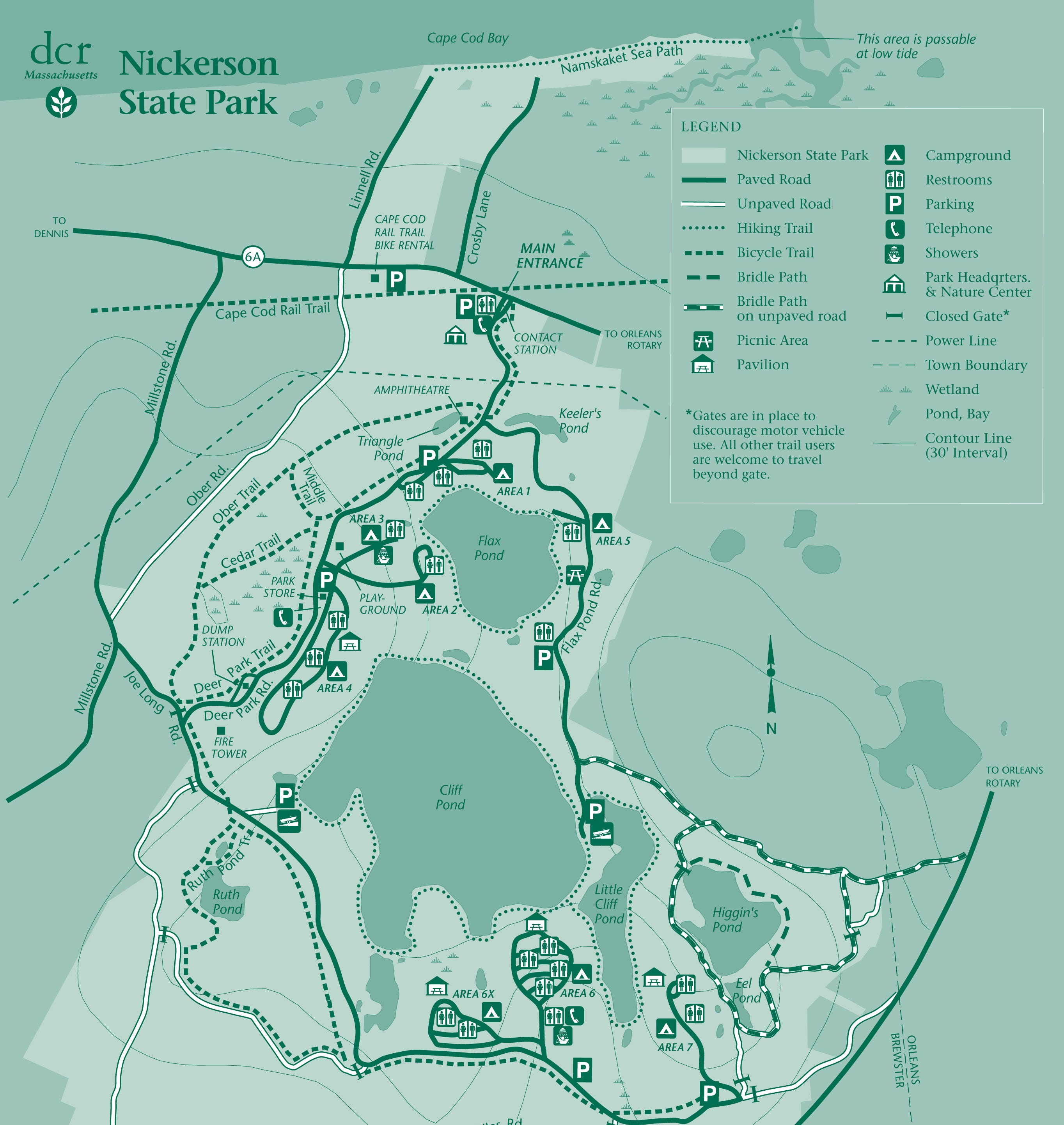 Nickerson State Park Map Curious Cape Cod: The Most Beautiful Trail?