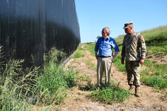 Ohio Gov. Mike DeWine and Maj. Gen. John Harris visited the U.S.-Mexico border this week to visit Ohio National Guard members deployed there. DeWine plans to participate in a briefing on drug trafficking and immigration issues with 10 other GOP governors.