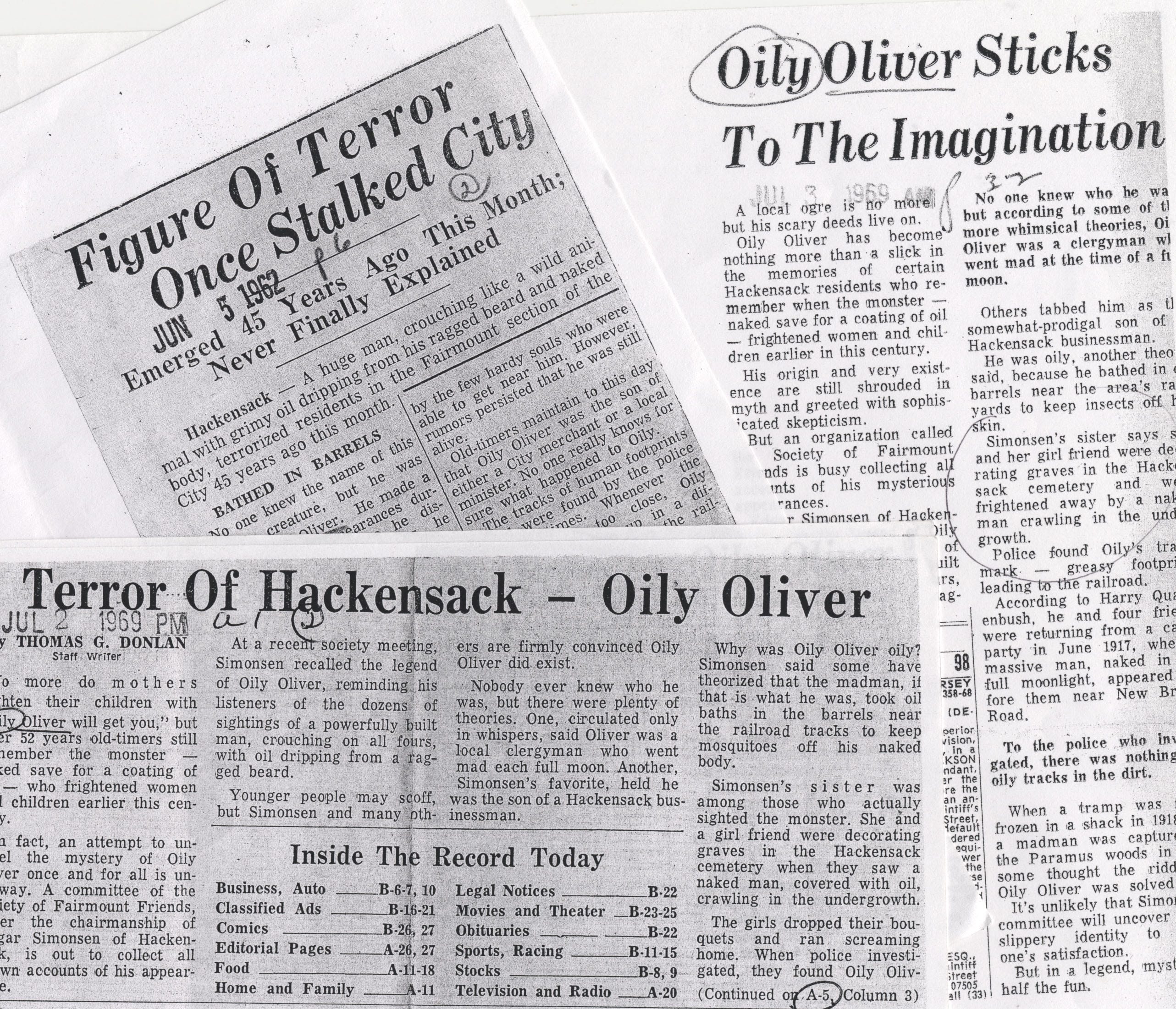 Oily Oliver once made headlines