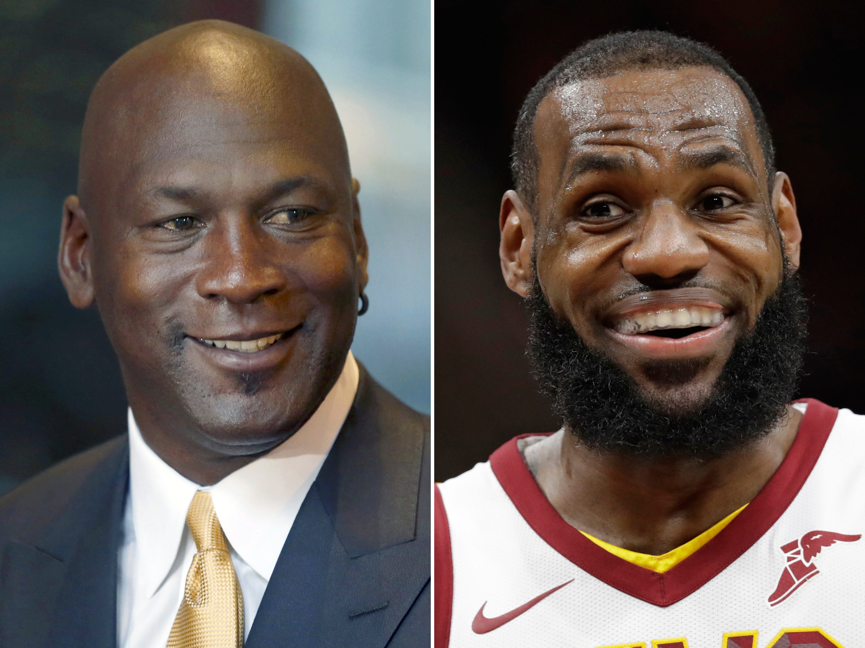 Some fans think Michael Jordan (left) is the greatest of all time. Others think it's LeBron James. And some fans will point to Kareem Abdul-Jabbar or Wilt Chamberlain or Bill Russell.