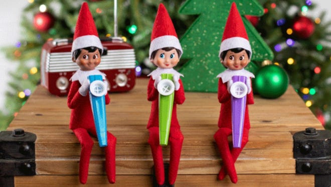 Elf On The Shelf Ideas And Accessories - Christmas Elf Decorations Home Visit