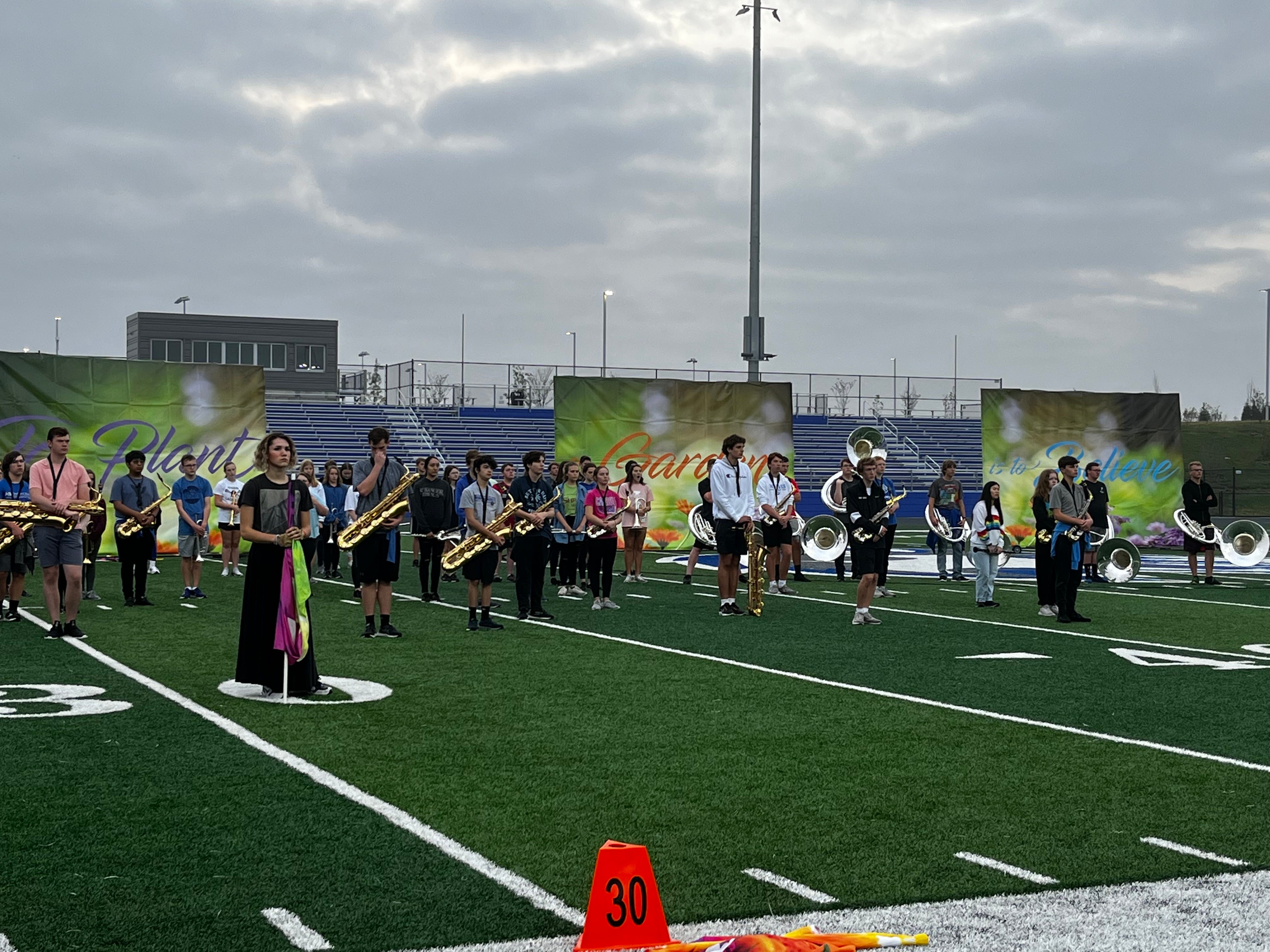 Waukee High School band prepare for 2022 Rose Parade performance