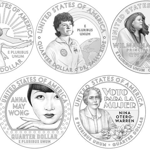 Maya Angelou, Dr. Sally Ride, Wilma Mankiller, Ann