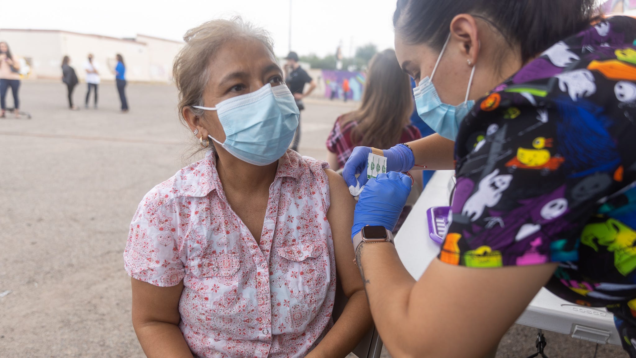 The vaccination event and health fair took place at the Chicanos Por La Causa office in Maryvale from Oct. 7 through Oct. 9.