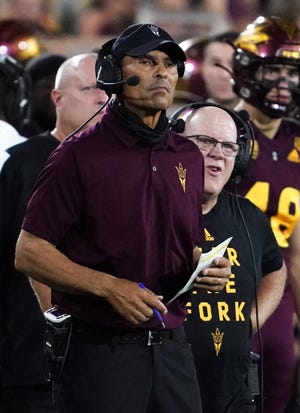 ASU football coach Herm Edwards appears to still have the backing of Arizona State University President Michael Crow.