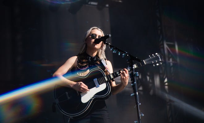 Phoebe Bridgers performs at the Austin City Limits Festival on Oct. 9, 2021.
