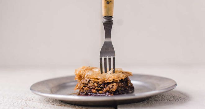Chocolate Chip Pecan Pie Baklava