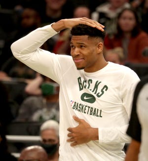 Bucks forward Giannis Antetokounmpo is seen by some as the MVP again.