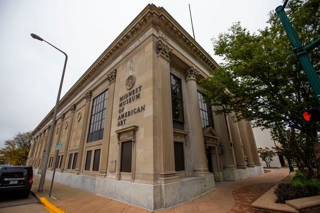 The exterior of the building Tuesday, Oct. 12, 2021 at the Midwest Museum of American Art in Elkhart. 