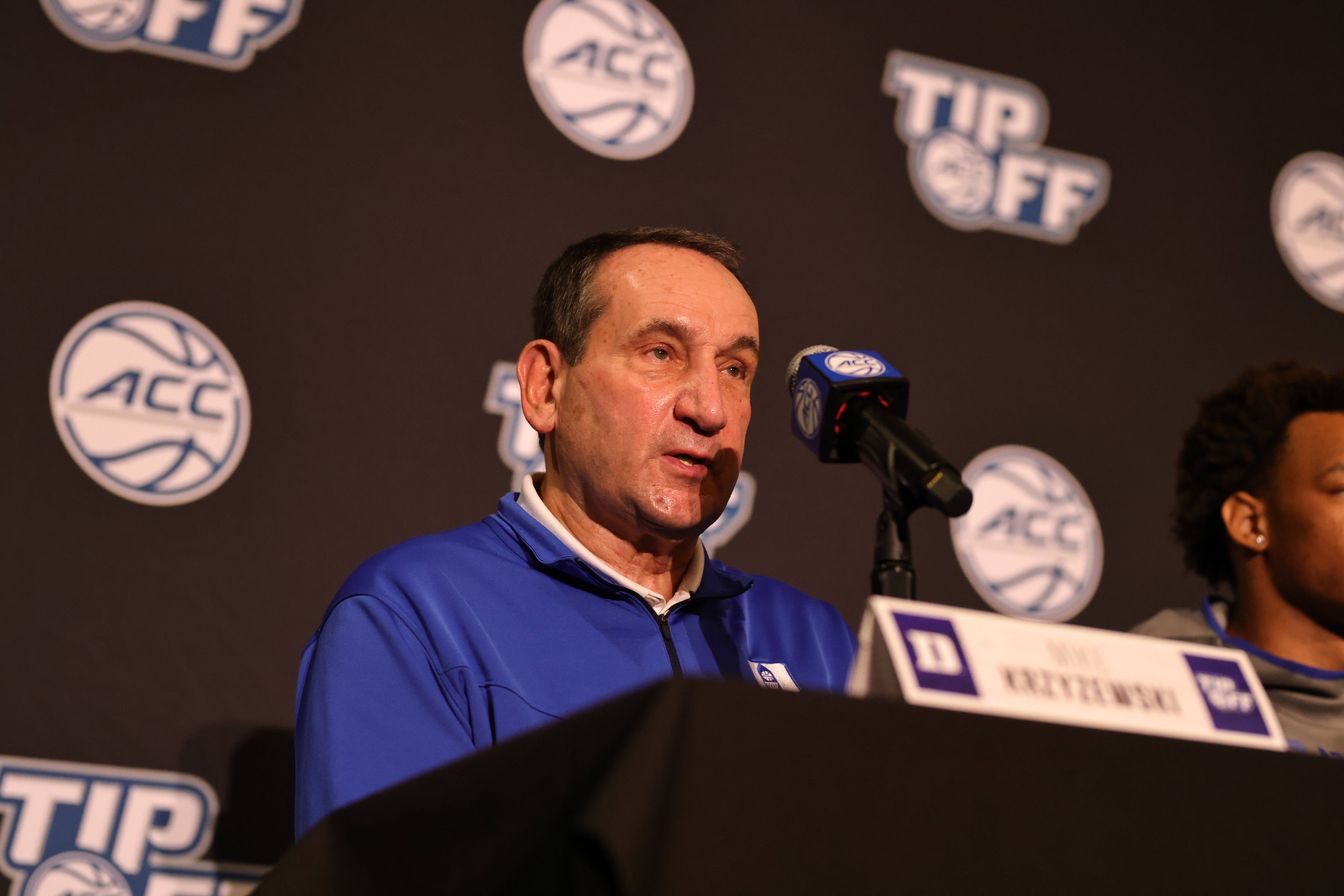 Coaches pay tribute to Duke basketball's Coach K during ACC Tipoff