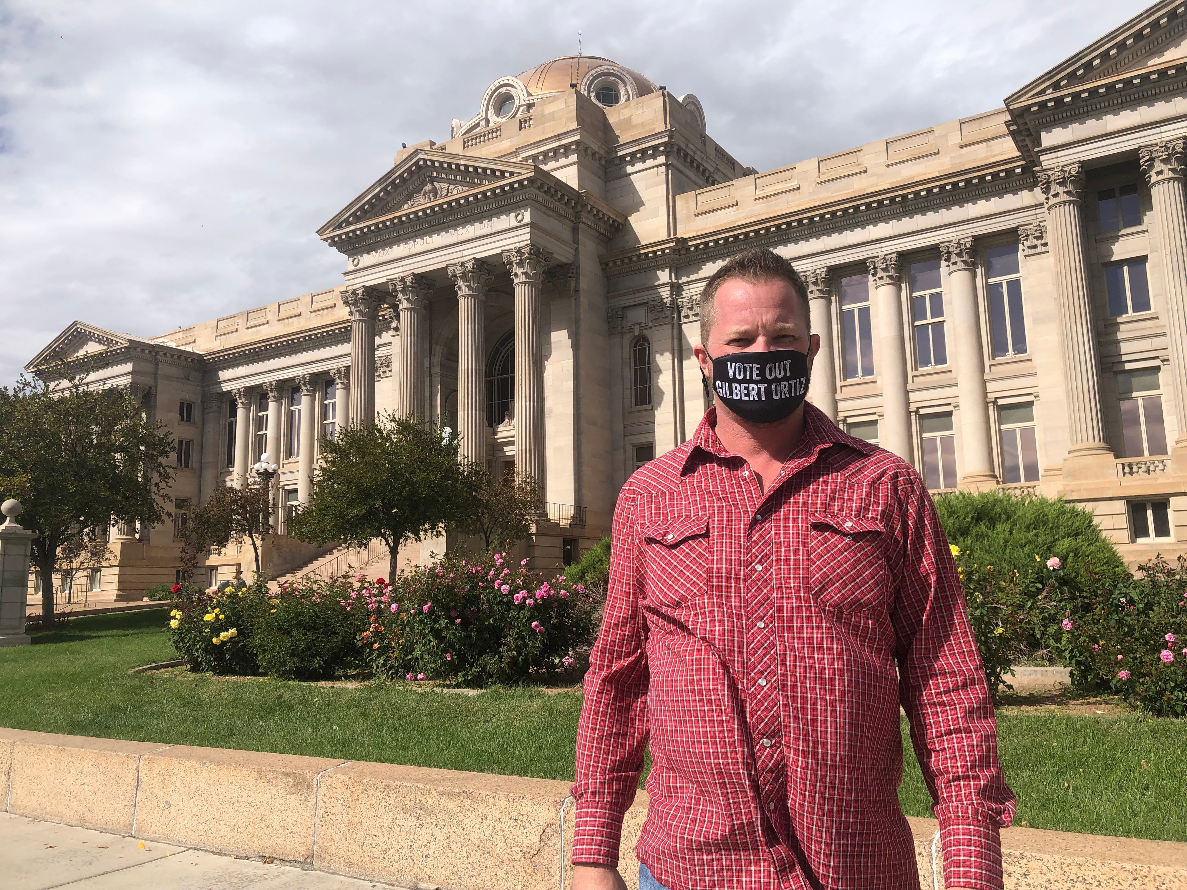 Video Pueblo County clerk Gilbert "Bo" Ortiz uses profanity toward