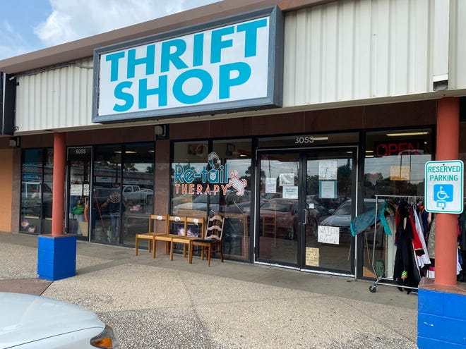 Re-tail Therapy is a resale clothing store located at 6053 Weber Road.