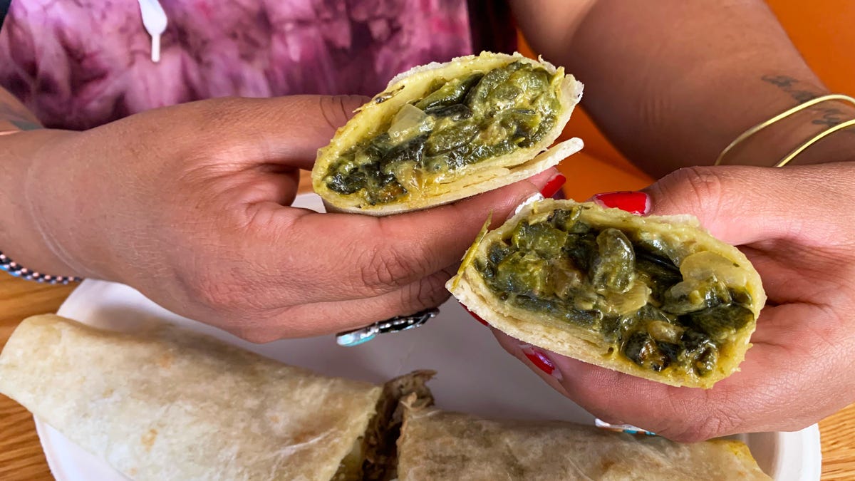 Burrito bintang dan makanan Chihuahua di Testal