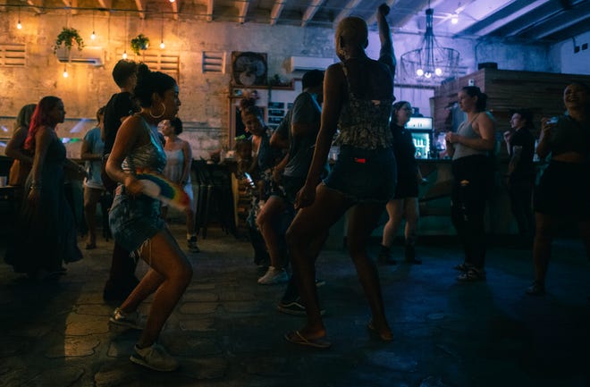 Dancing at the Poor Porker during the Bandidas Pride Social in October.