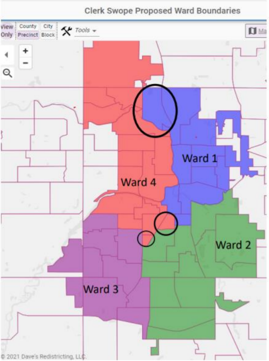 City Of Lansing Boundary Map Half Of Lansing City Council Lives In Ward 4. Would More Wards Help?