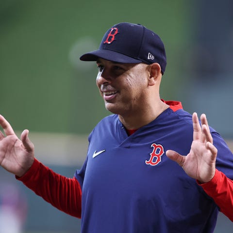 Manager Alex Cora has led the Red Sox to the ALCS.
