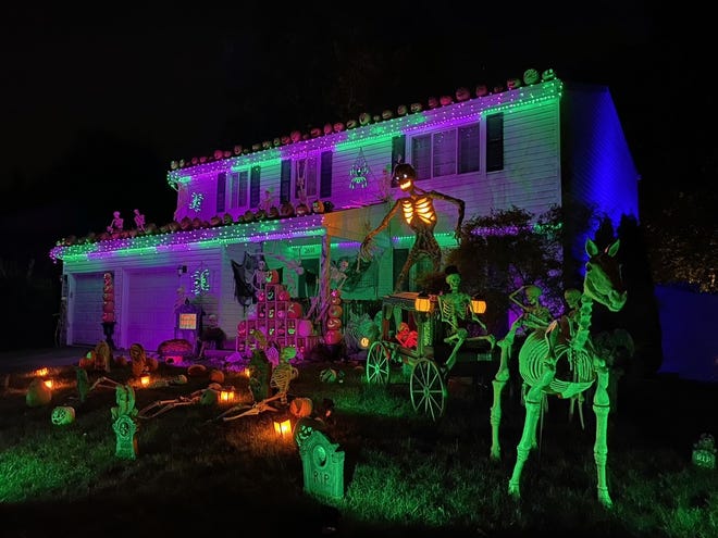 Outside the Chews' home