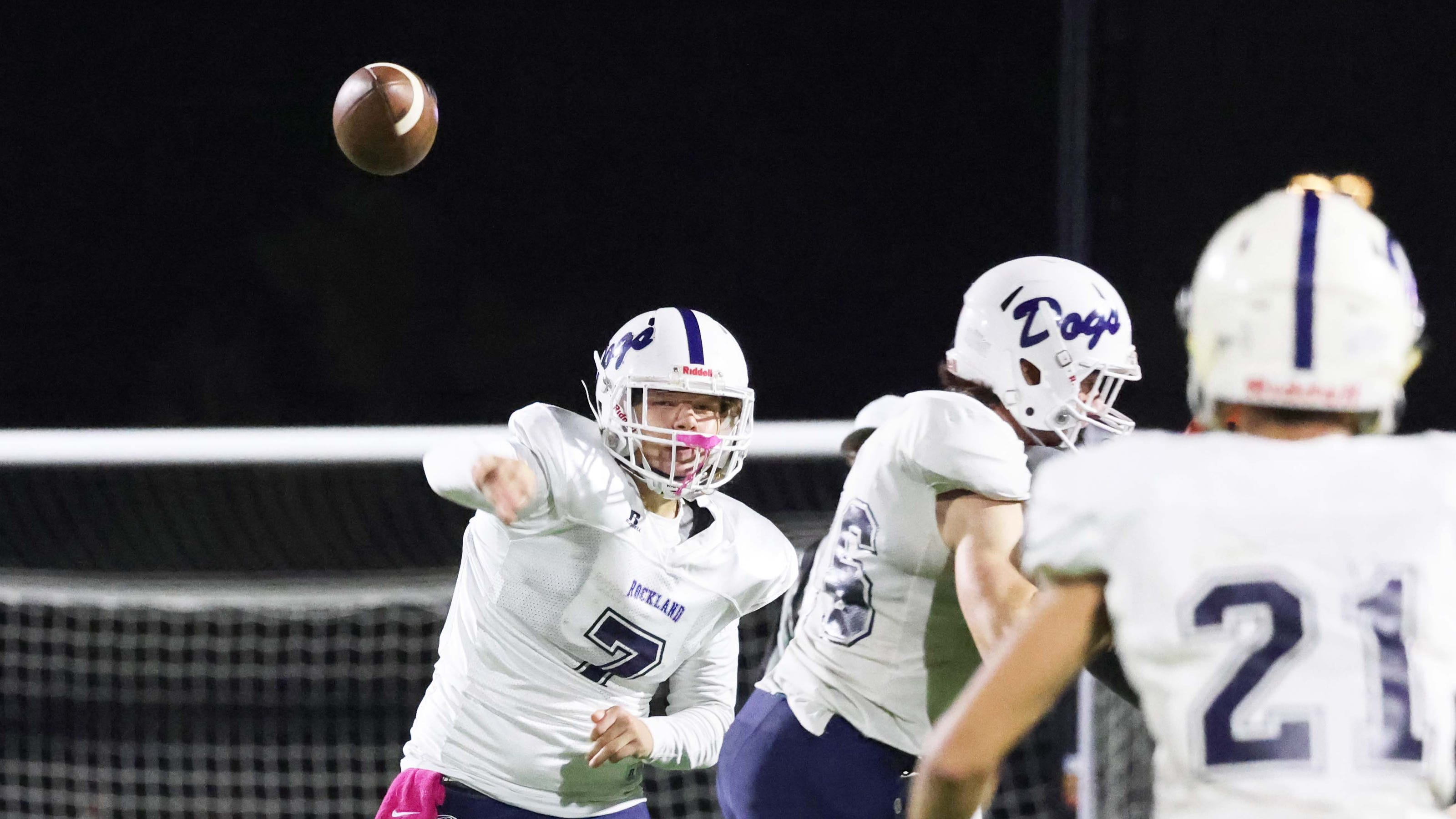 Rockland High football has a new quarterback, but still same goals following state title